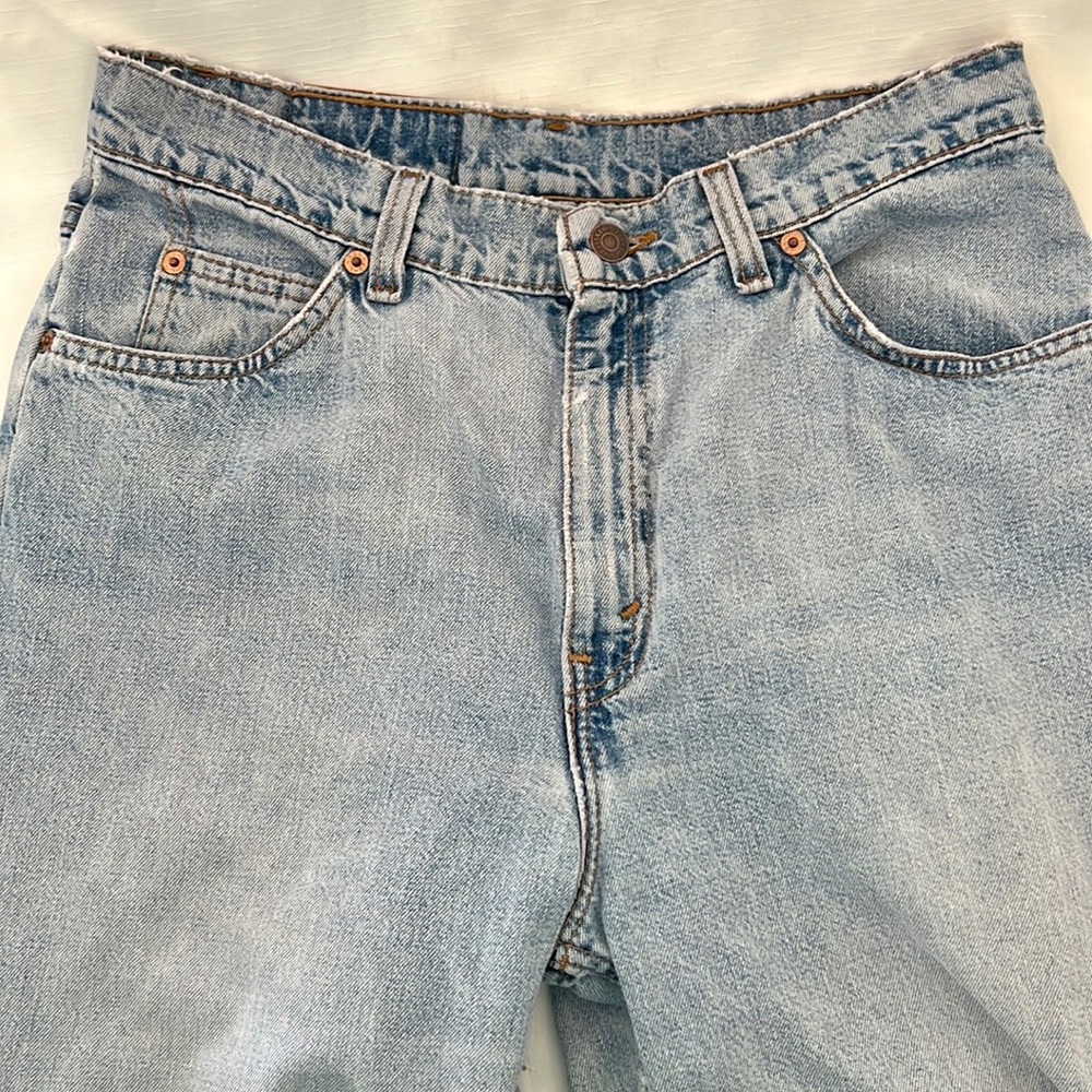 Levi’s~True Vintage~High Rise Wide Leg / Rare White Tab 965 - Picture 6 of 11